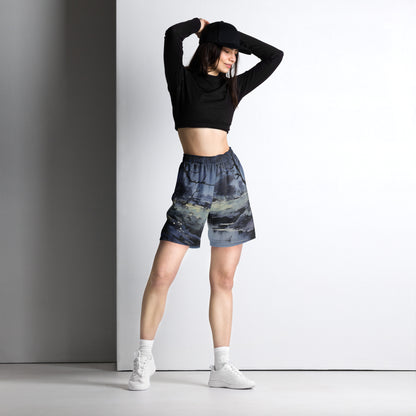 Dark Woods Unisex-Mesh-Shorts