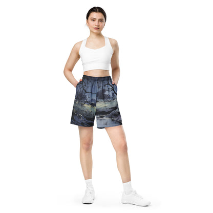 Dark Woods Unisex-Mesh-Shorts