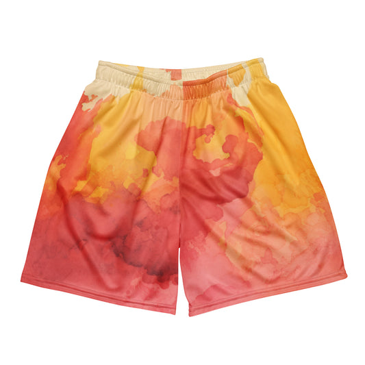 Shorts de malla unisex de mezcla bohemia