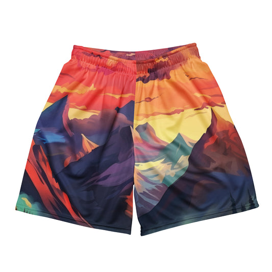 Mountain Summit Unisex-Mesh-Shorts 