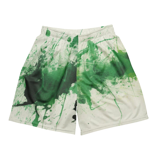 Pantalón corto de malla unisex Green Splash