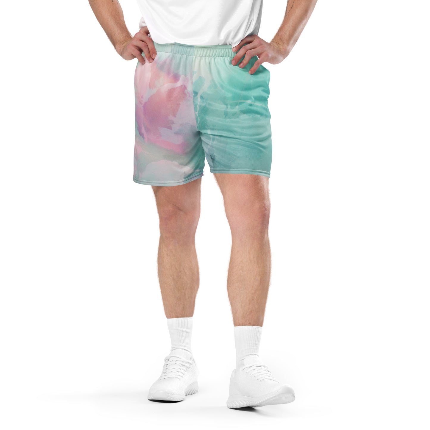 Pastel Dreams Unisex Mesh Shorts