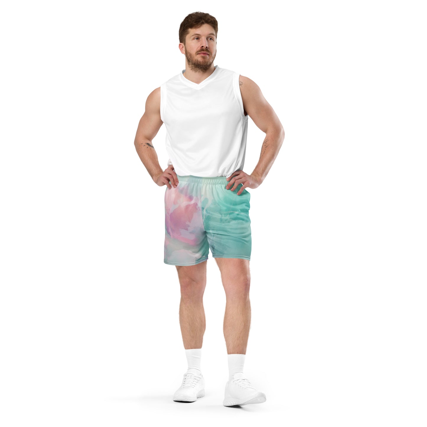 Pastel Dreams Unisex Mesh-Shorts 