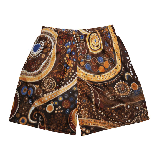 Royal Paisley Unisex Mesh Shorts