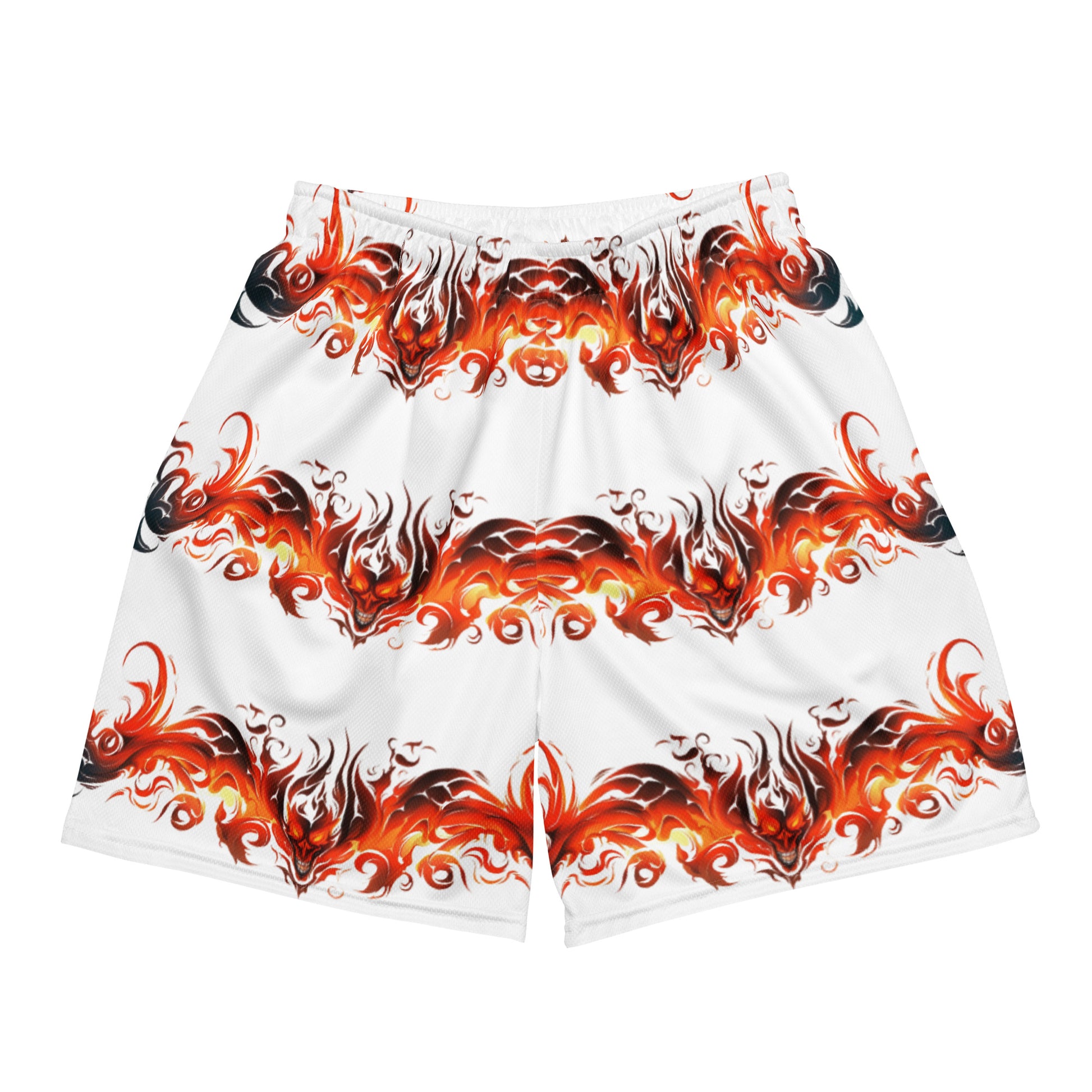 Fire Dragons Unisex Mesh Shorts