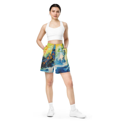 Psychedelic Pop Unisex Mesh Shorts