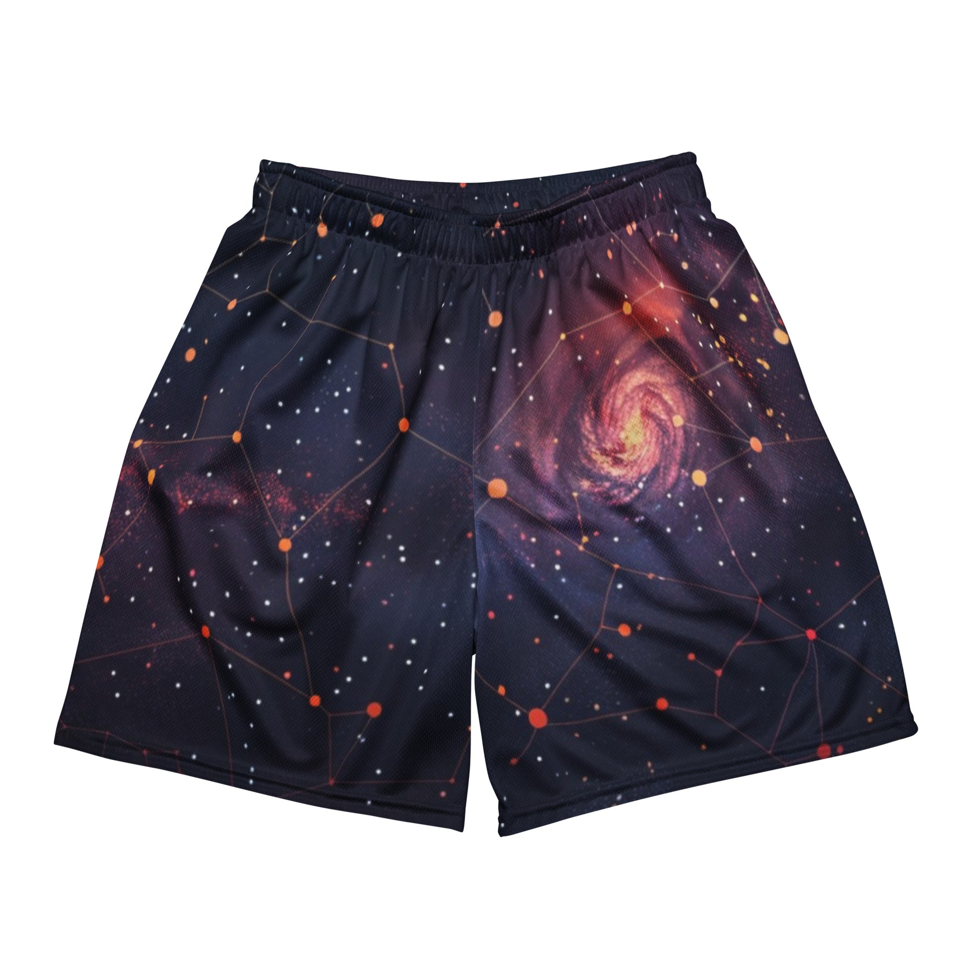 Star Matrix Graphics Unisex Mesh Shorts | Workout Shorts for Men &amp; Women | Fitness Gym Workout athletic Sport Shorts