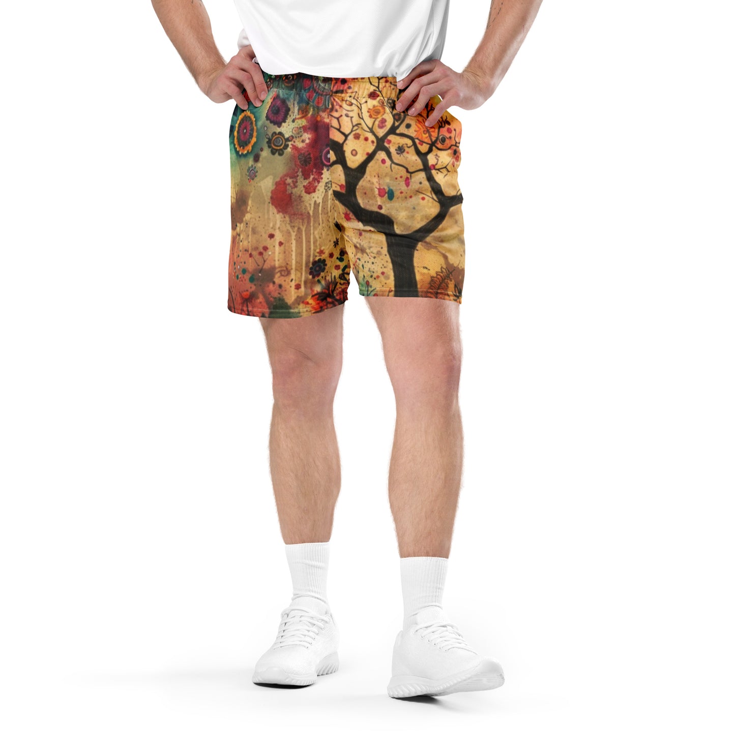 Boho Earth – Unisex-Mesh-Shorts