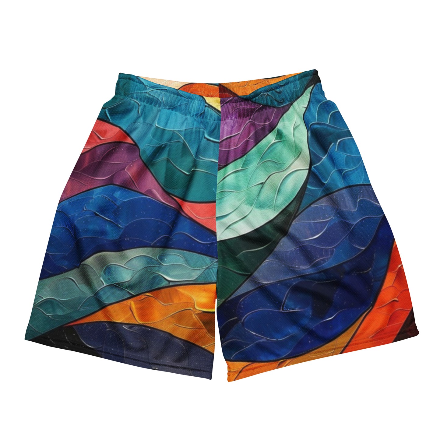 Radiant Waves – Unisex-Mesh-Shorts