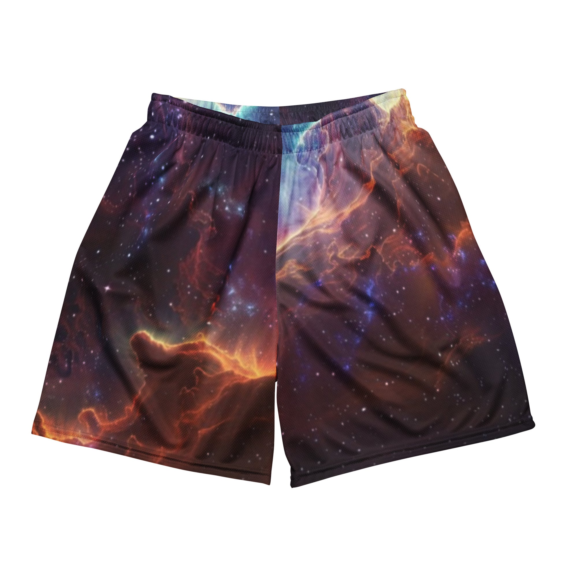 Astro Voyage Graphics Unisex Mesh Shorts | Workout Shorts for Men &amp; Women | Fitness Gym Workout athletic Sport Shorts