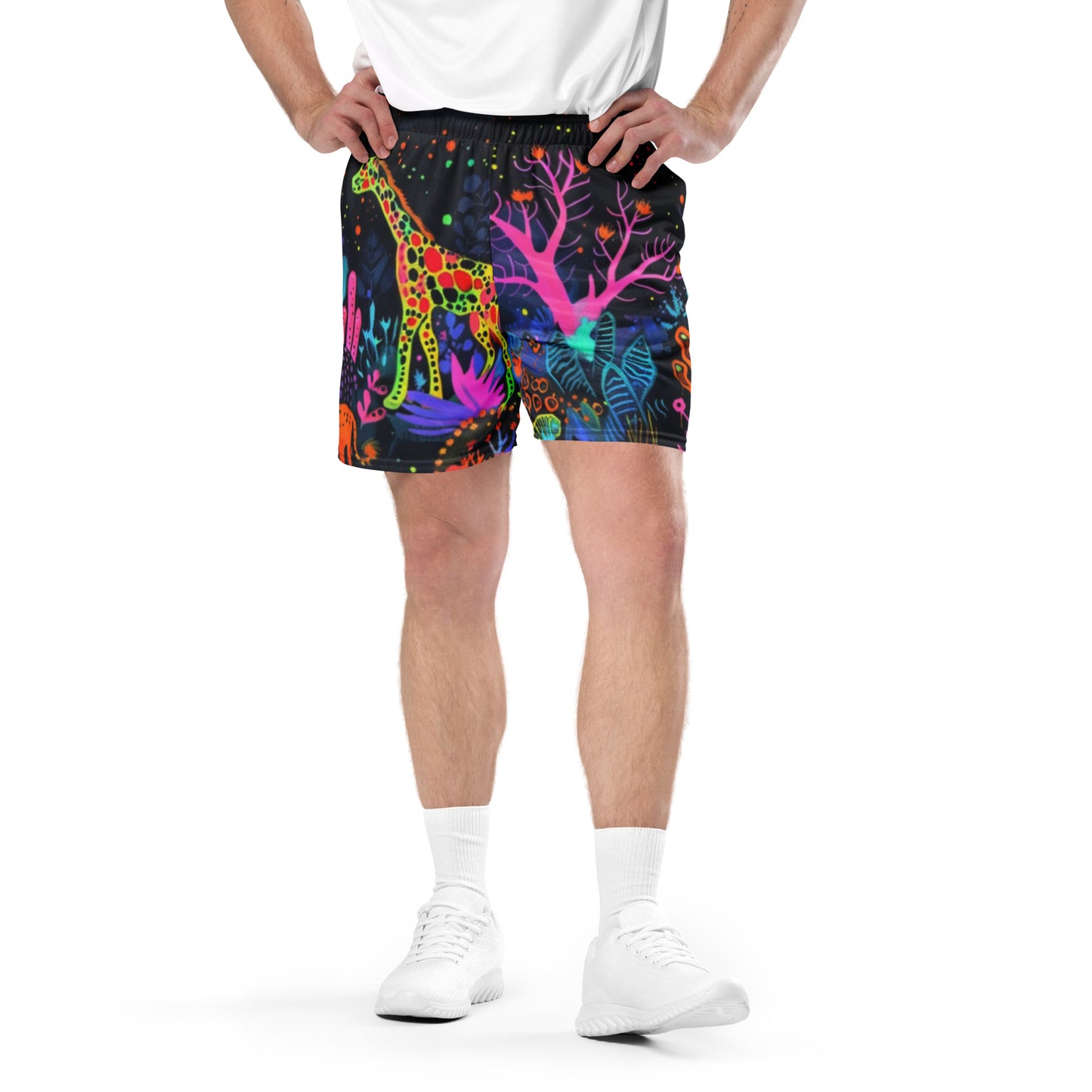 Jungle Lights Unisex Mesh Shorts