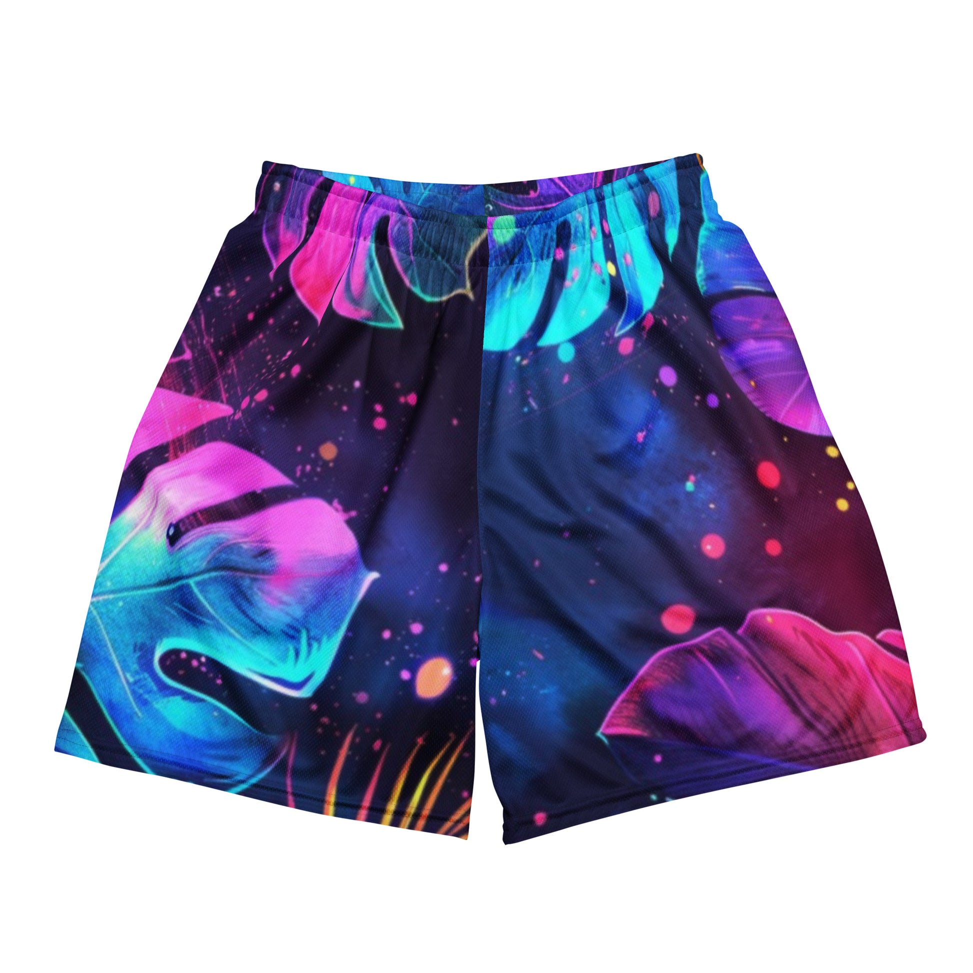 Radiant Splash Unisex Mesh shorts | Workout Shorts for Men &amp; Women | Fitness Gym Workout athletic Sport Shorts