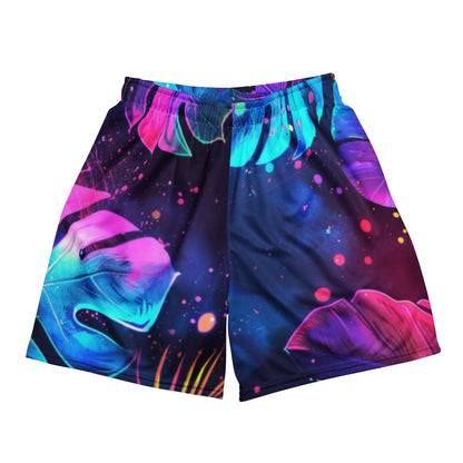 Radiant Splash Unisex Mesh shorts | Workout Shorts for Men &amp; Women | Fitness Gym Workout athletic Sport Shorts