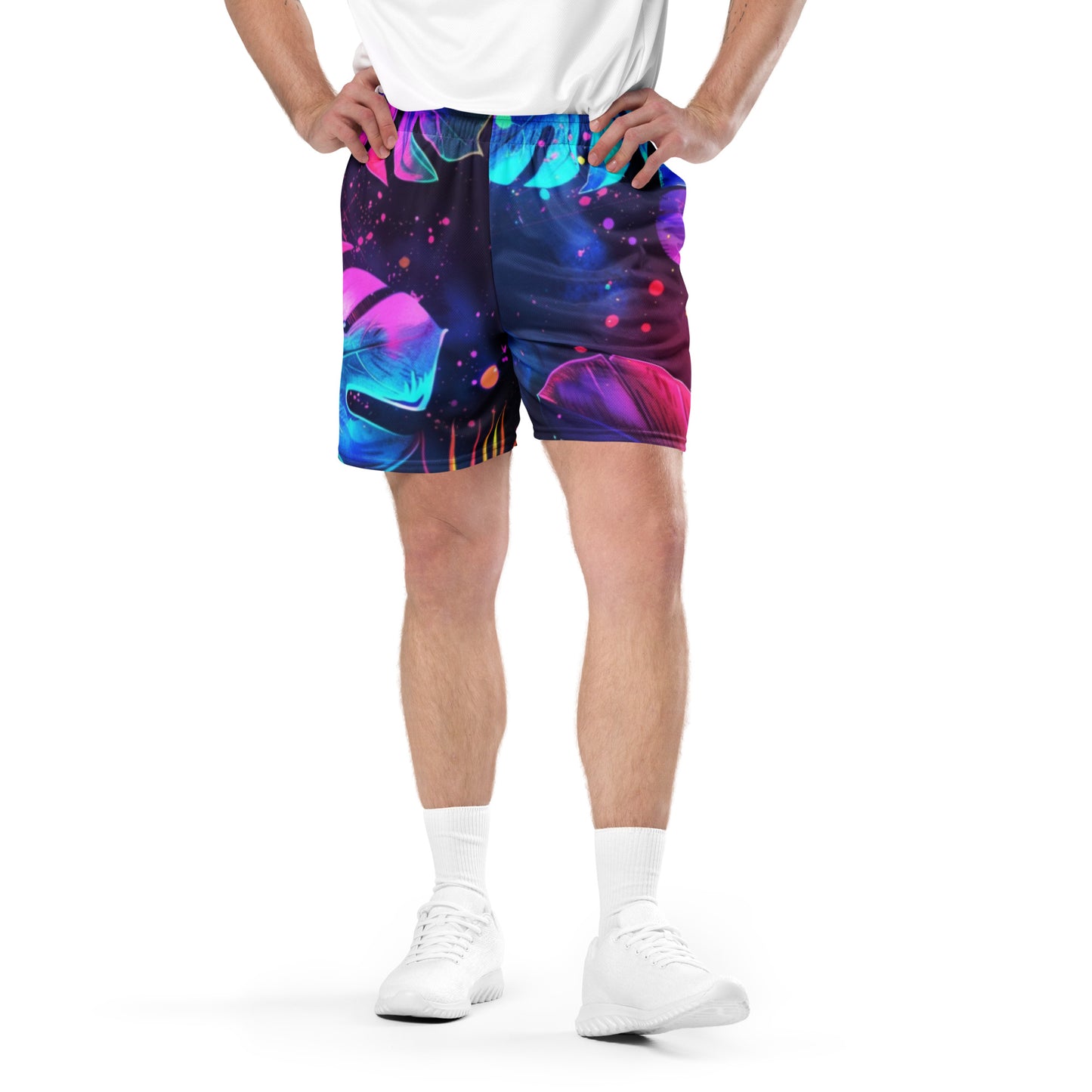 Radiant Splash Unisex Mesh shorts