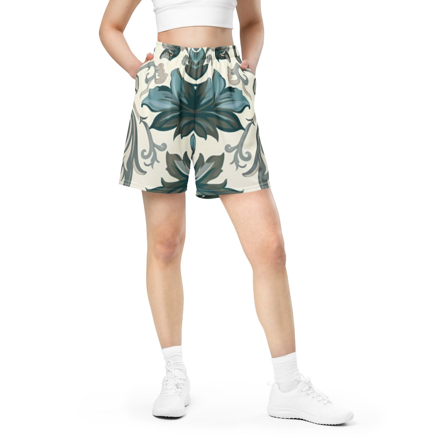 Garden Bloom – Unisex-Mesh-Shorts