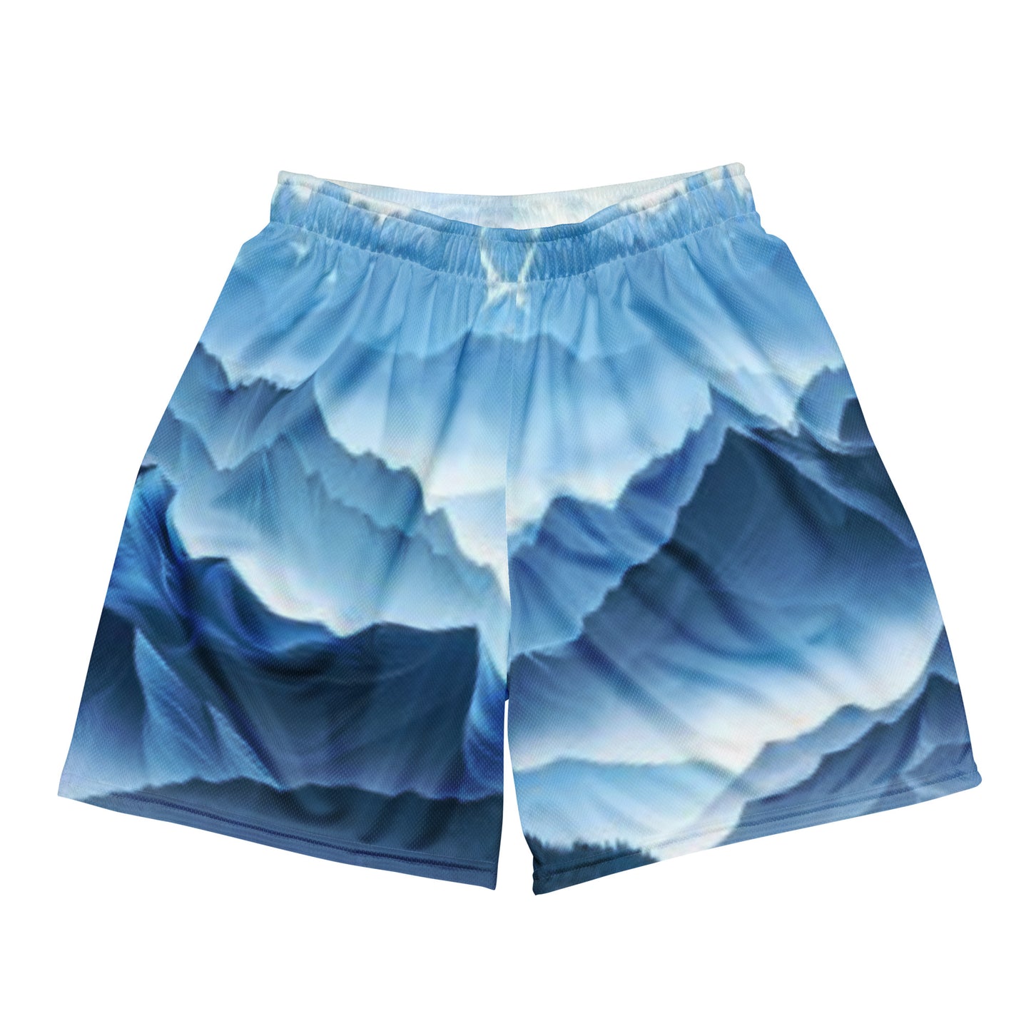 Swiss Alps Unisex Tie Dye Mesh Shorts | Workout Shorts for Men &amp; Women | Fitness Gym Workout athletic Sport Shorts