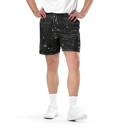 Black Equation Unisex Mesh Shorts