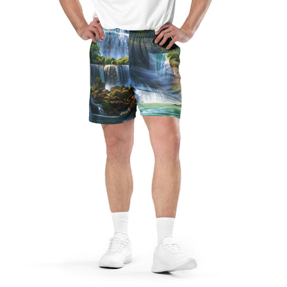 Waterfall Vibes Unisex Mesh Shorts