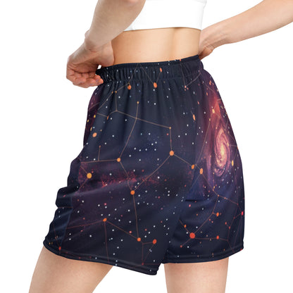 Star Matrix Unisex Mesh Shorts