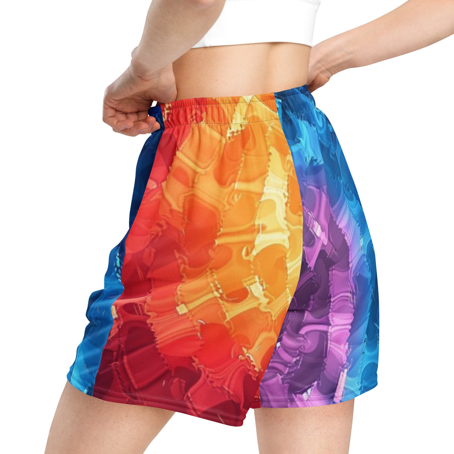 Vivid Flow Mesh-Shorts für Unisex