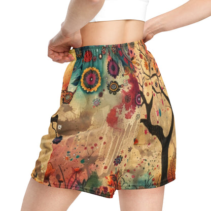 Boho Earth – Unisex-Mesh-Shorts