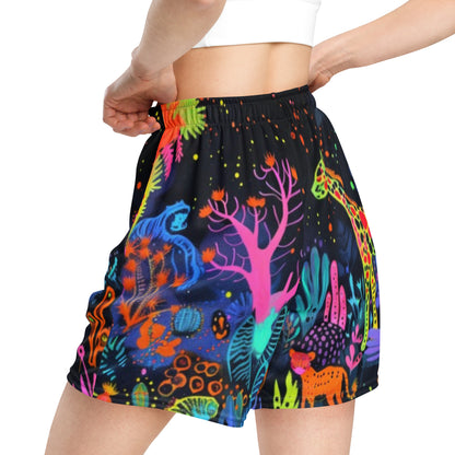 Jungle Lights Unisex Mesh Shorts