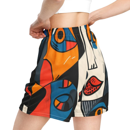 Picasso's World Unisex Mesh Shorts