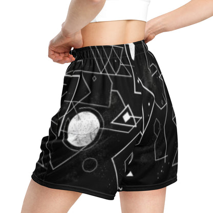 Geometrische Harmonie Unisex Mesh Shorts