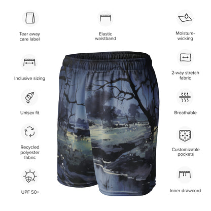 Pantalones cortos de malla unisex Dark Woods