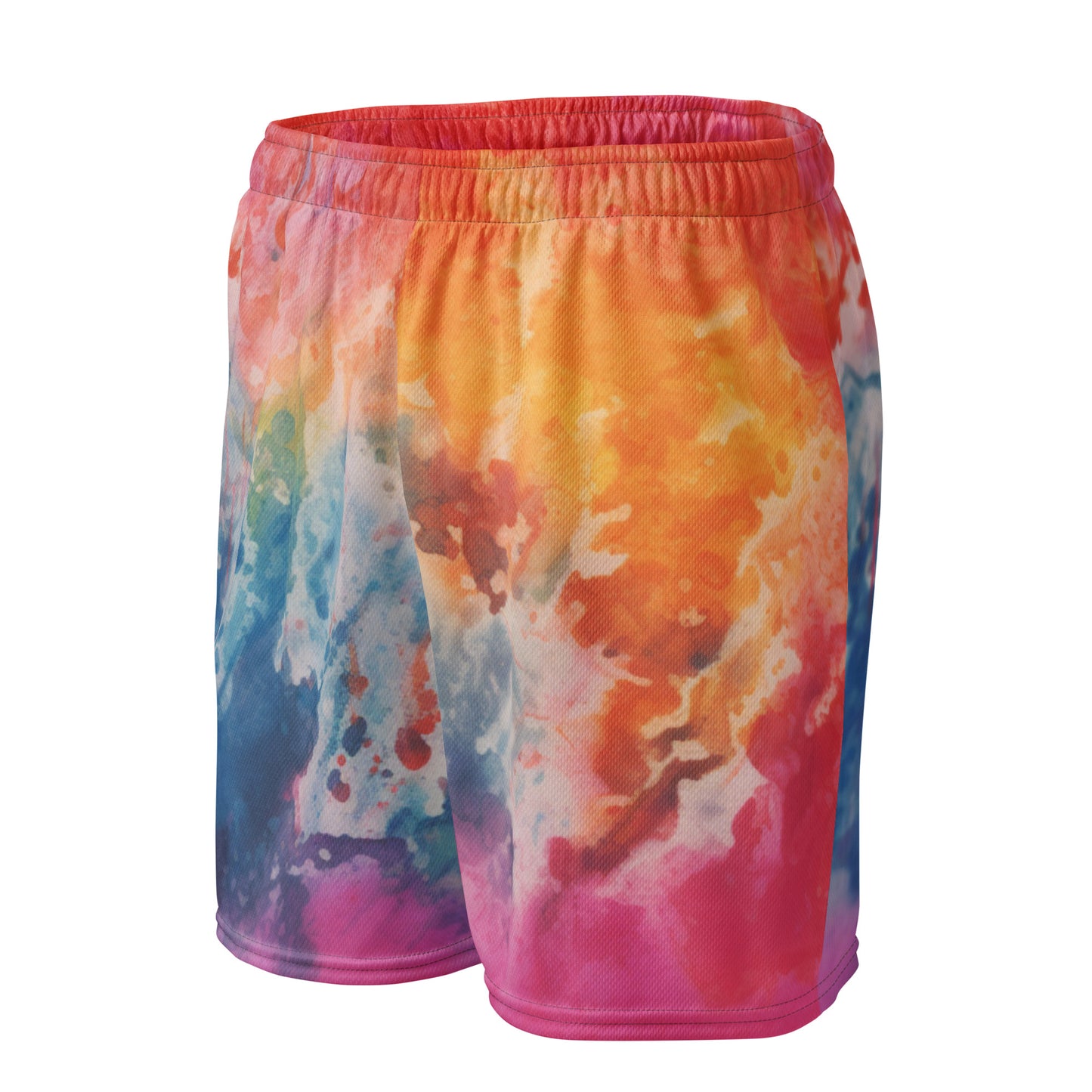 Regenbogen Burst Unisex Mesh Shorts