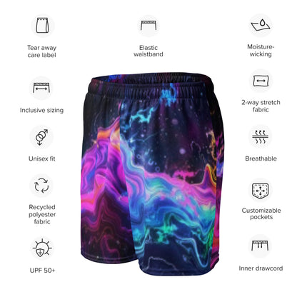 Cyber ​​Splash Unisex Mesh-Shorts