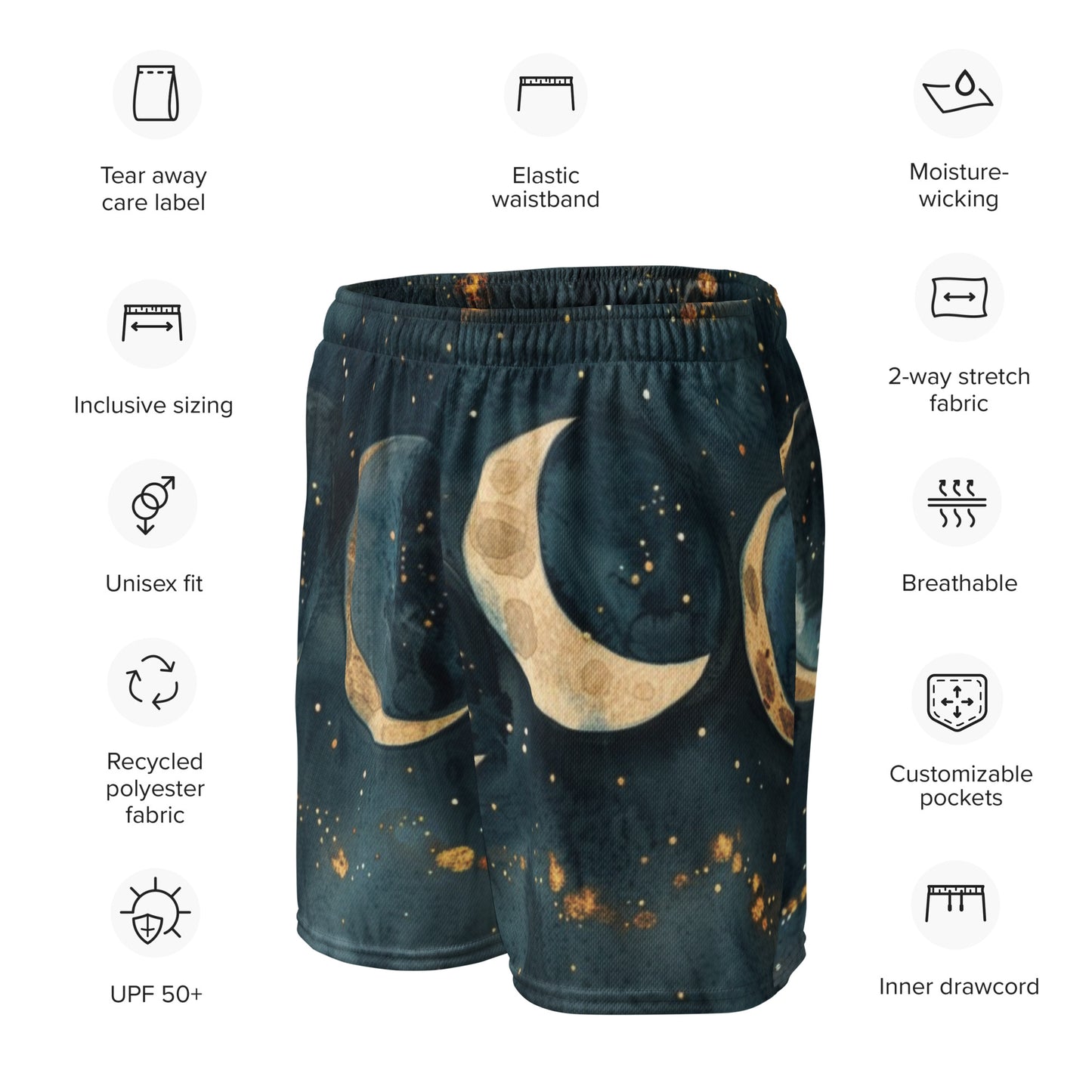 Cosmic Dust – Unisex-Mesh-Shorts