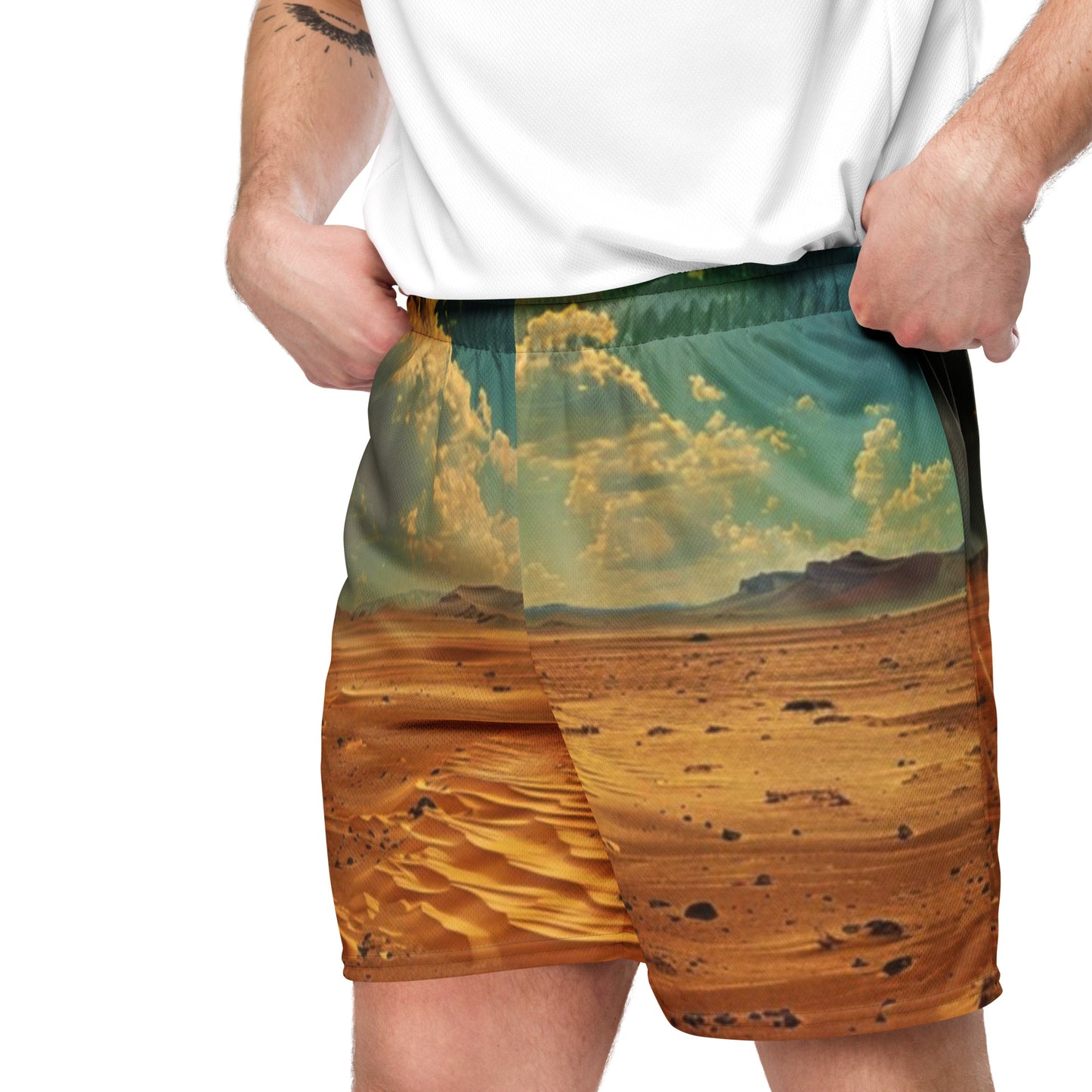 Desert Haze Unisex Mesh-Shorts