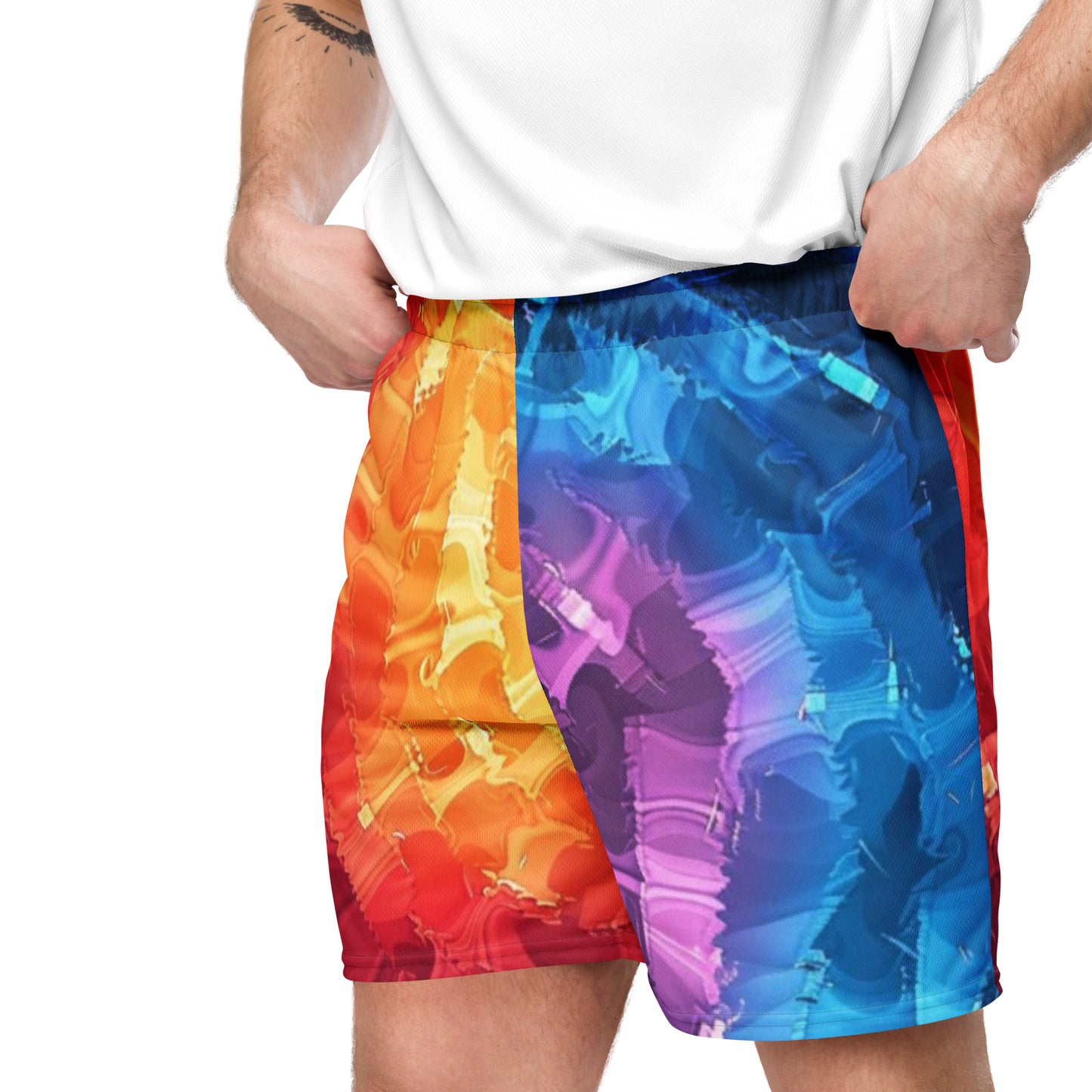 Vivid Flow Mesh-Shorts für Unisex