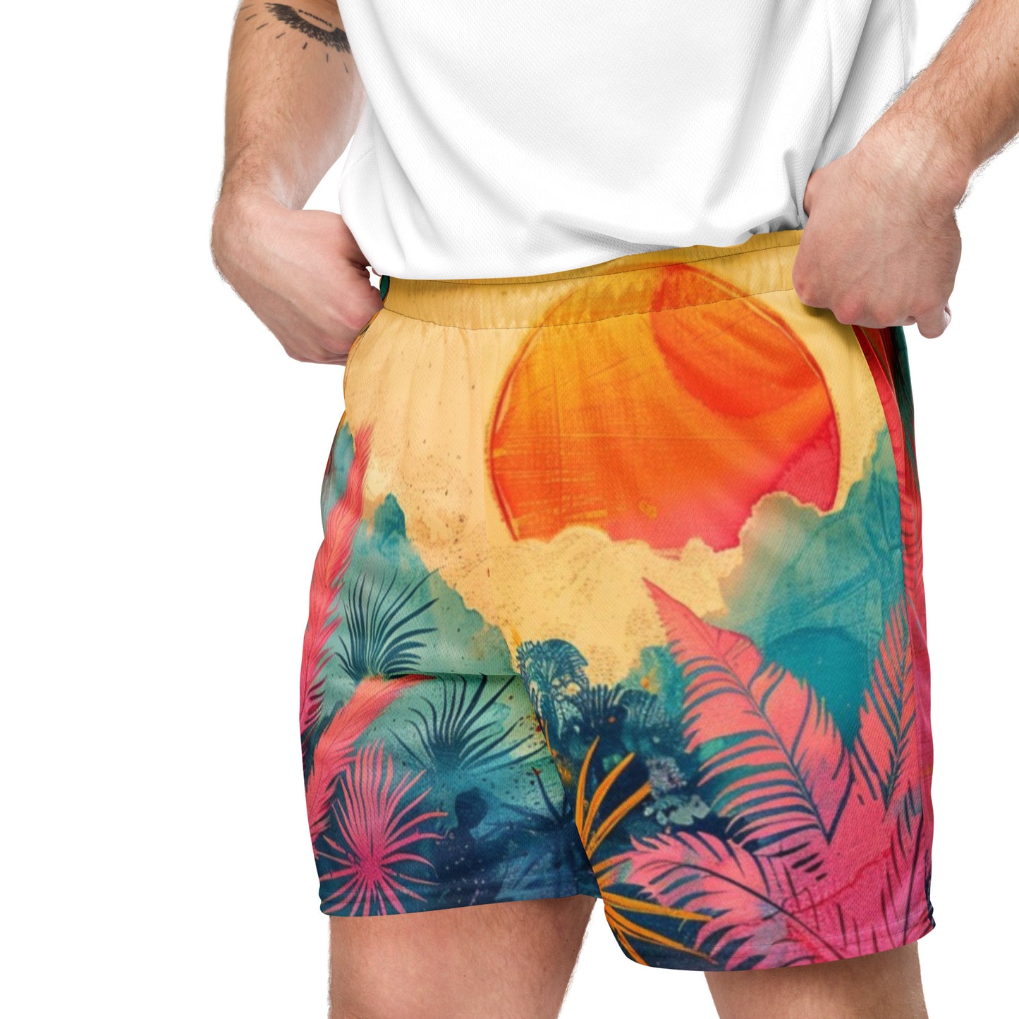 Exotic Eden – Unisex-Mesh-Shorts