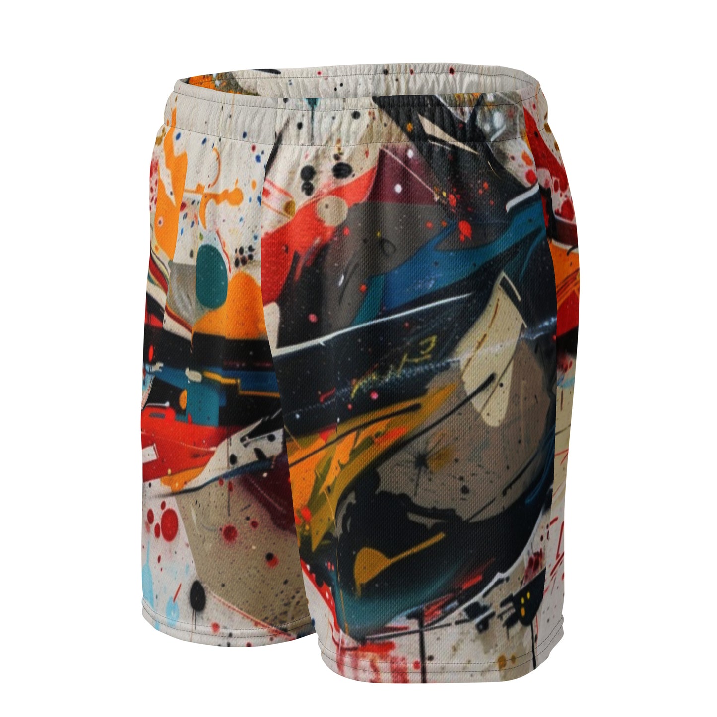 Metro Graffiti Unisex Mesh Shorts