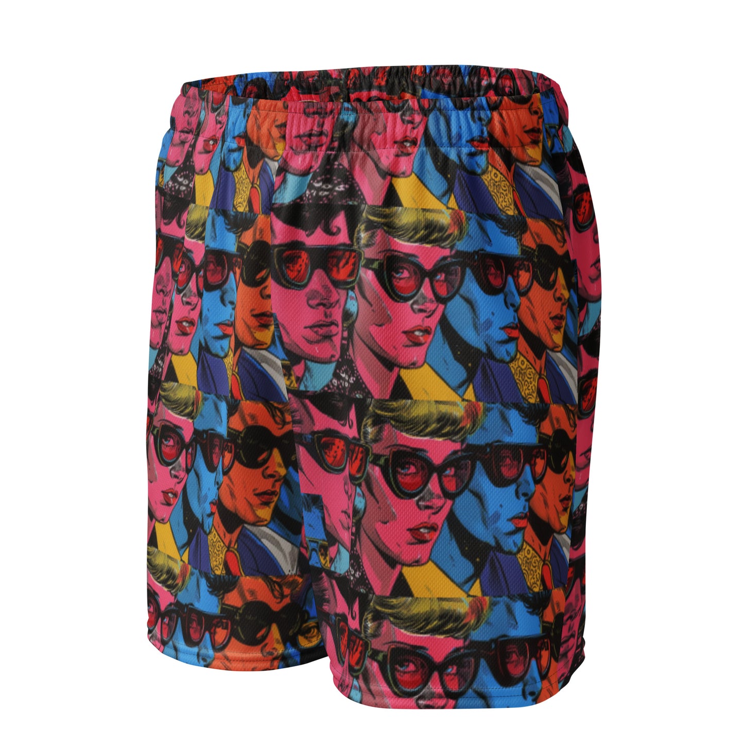 Vibrant Pop Unisex Mesh-Shorts