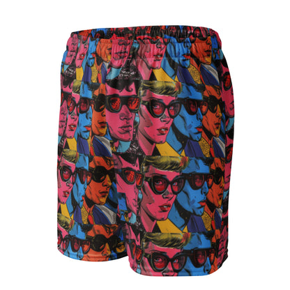 Vibrant Pop Unisex Mesh Shorts