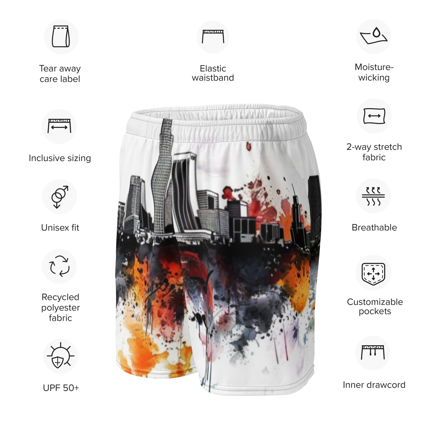 Los Angeles Unisex Mesh-Shorts