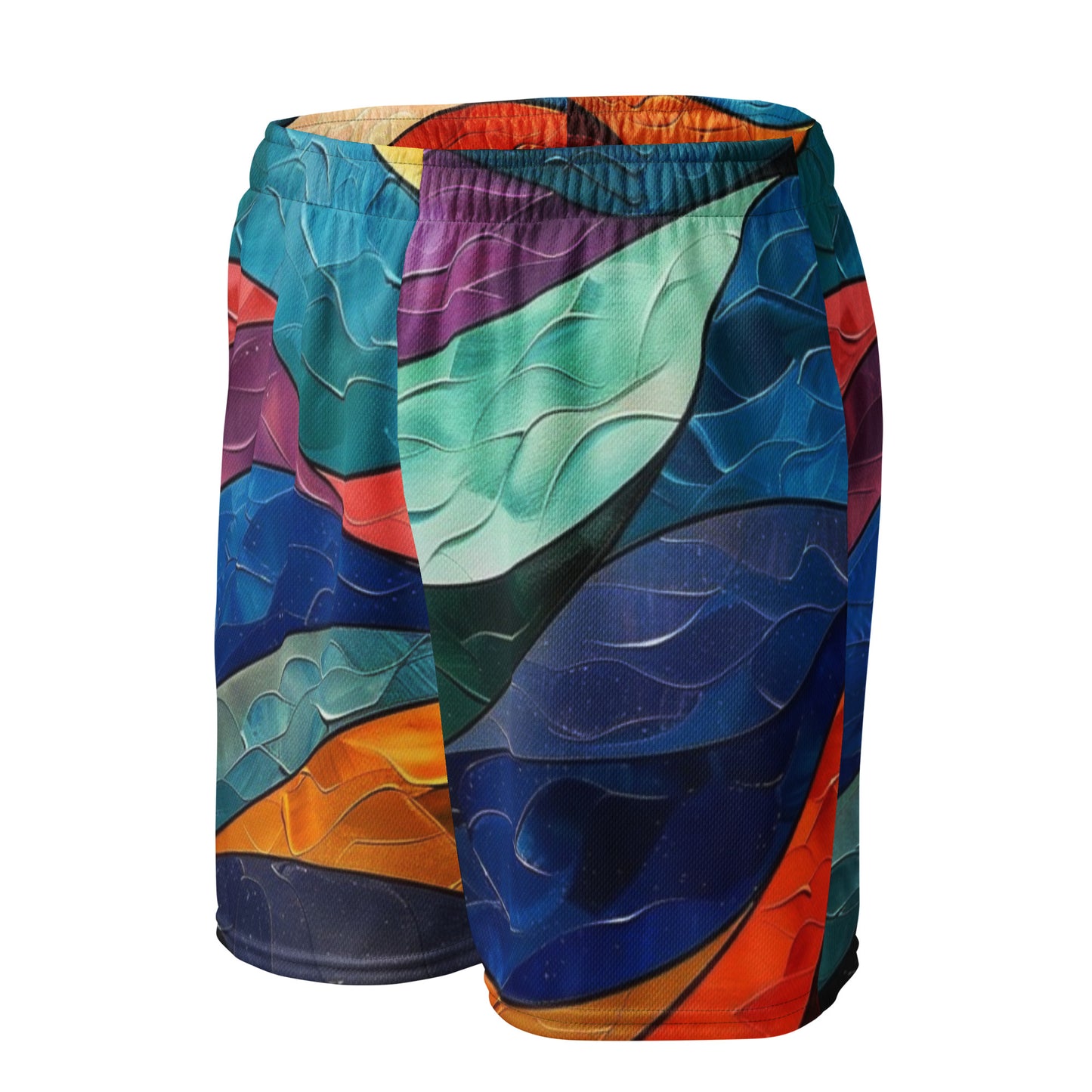 Radiant Waves – Unisex-Mesh-Shorts