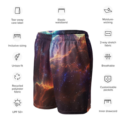 Astro Voyage Unisex Mesh Shorts