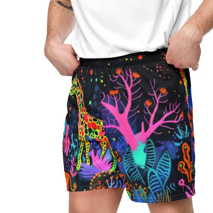 Jungle Lights Unisex Mesh Shorts