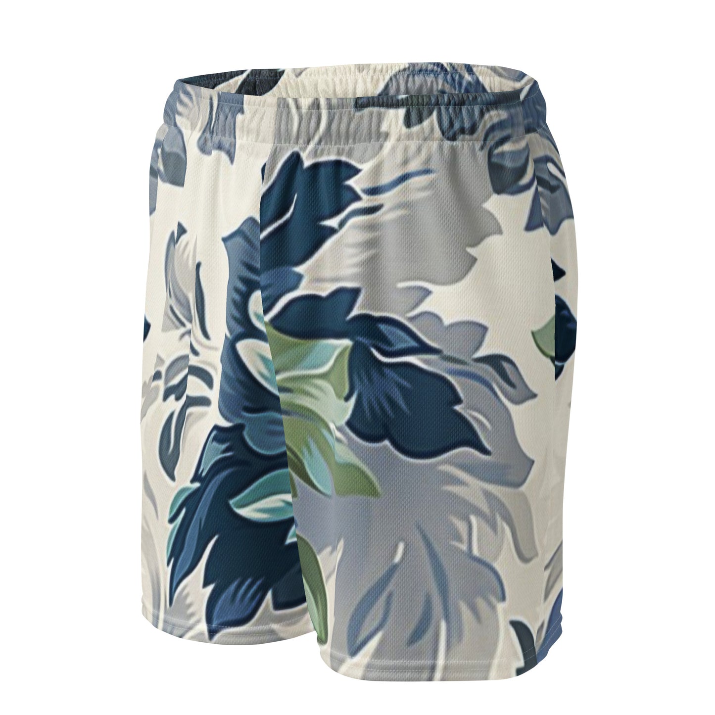 Marine Blossom Unisex Mesh Shorts