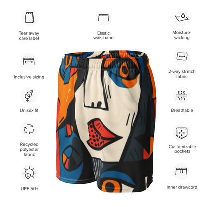 Picasso's World Unisex Mesh Shorts