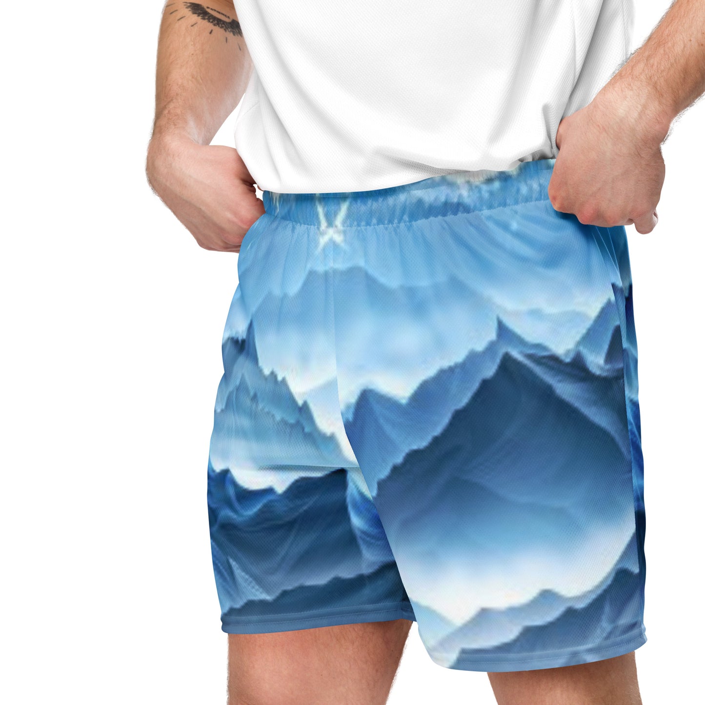 Schweizer Alpen Unisex Mesh Shorts