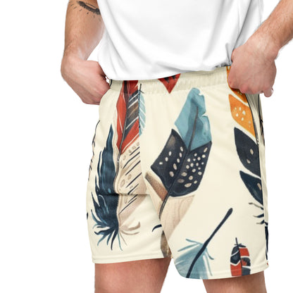 Tribal Feathers Unisex Mesh Shorts