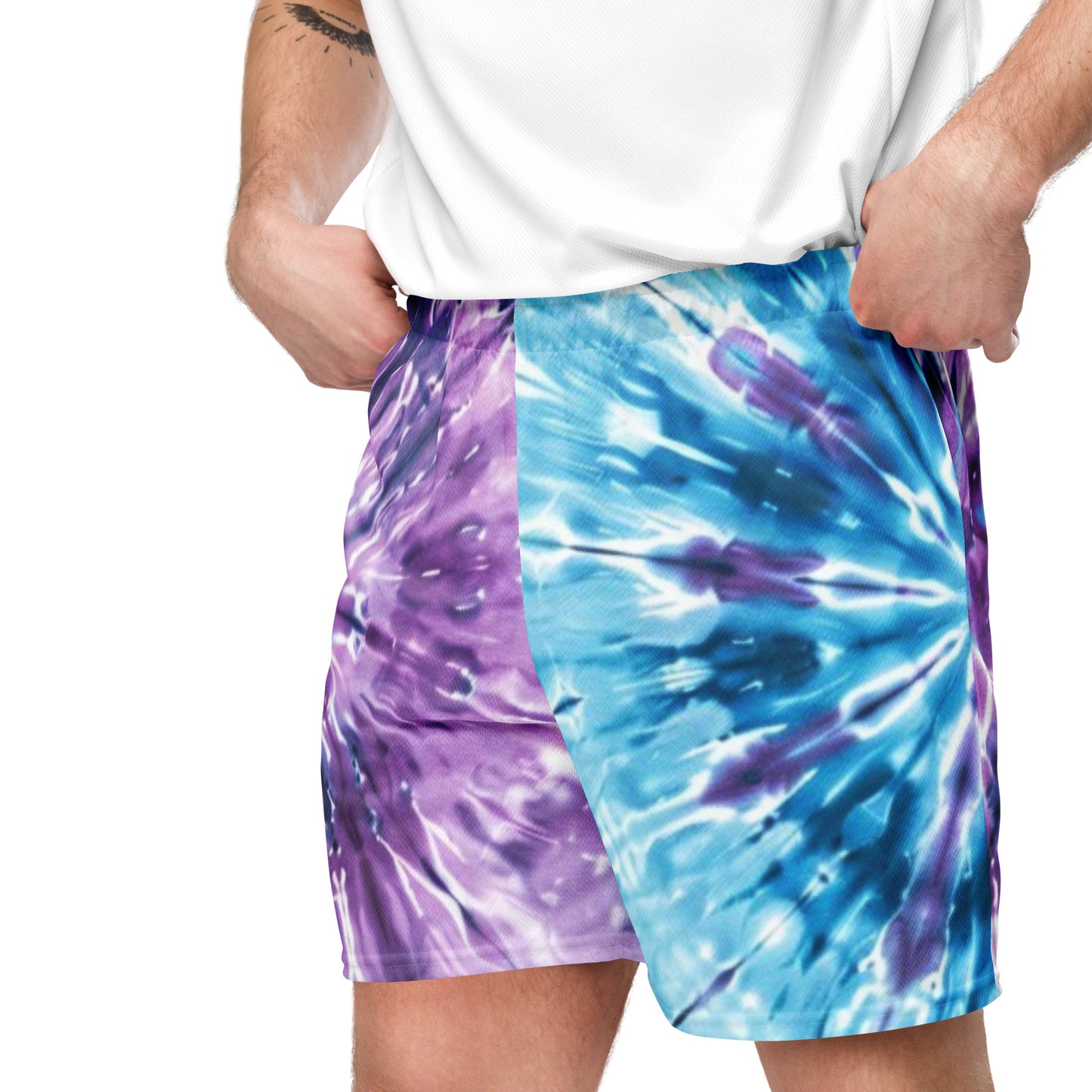 Lavender Mist – Unisex-Mesh-Shorts