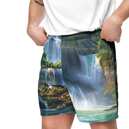 Waterfall Vibes Unisex Mesh Shorts