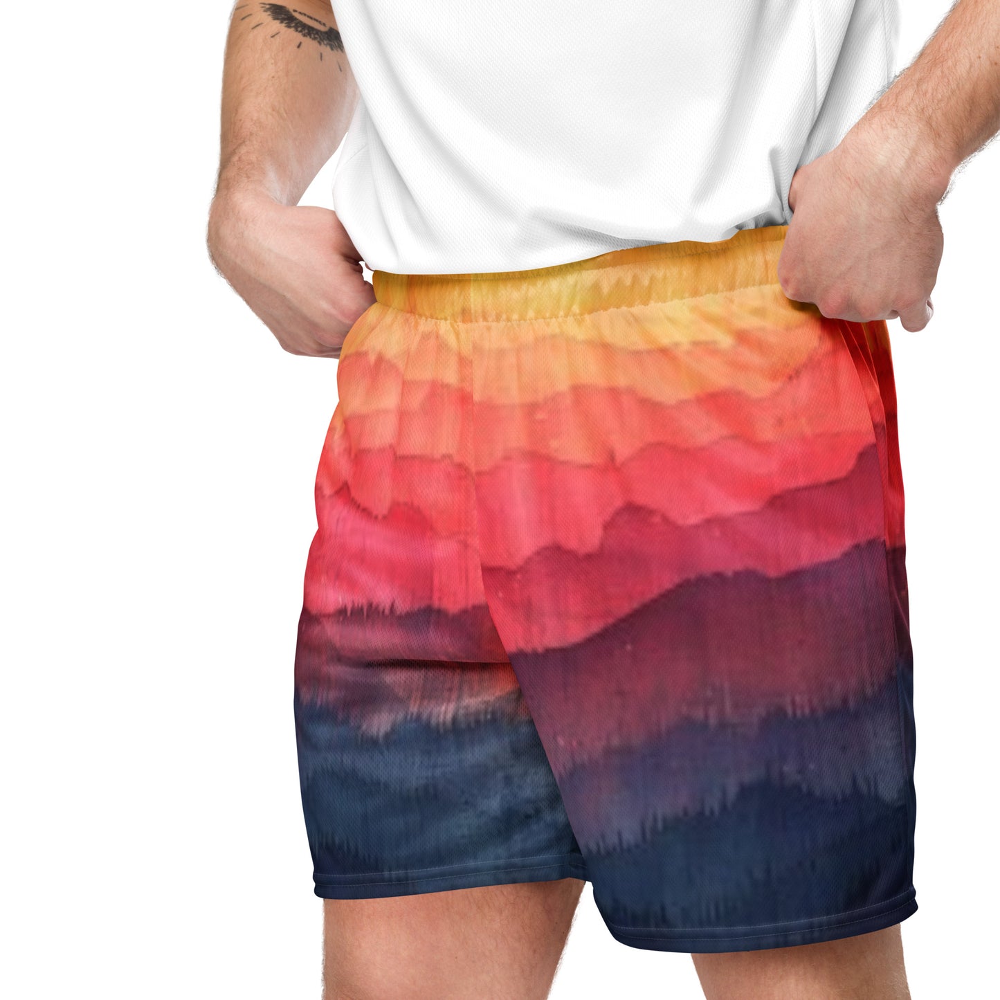 Twilight Fade Unisex Mesh-Shorts