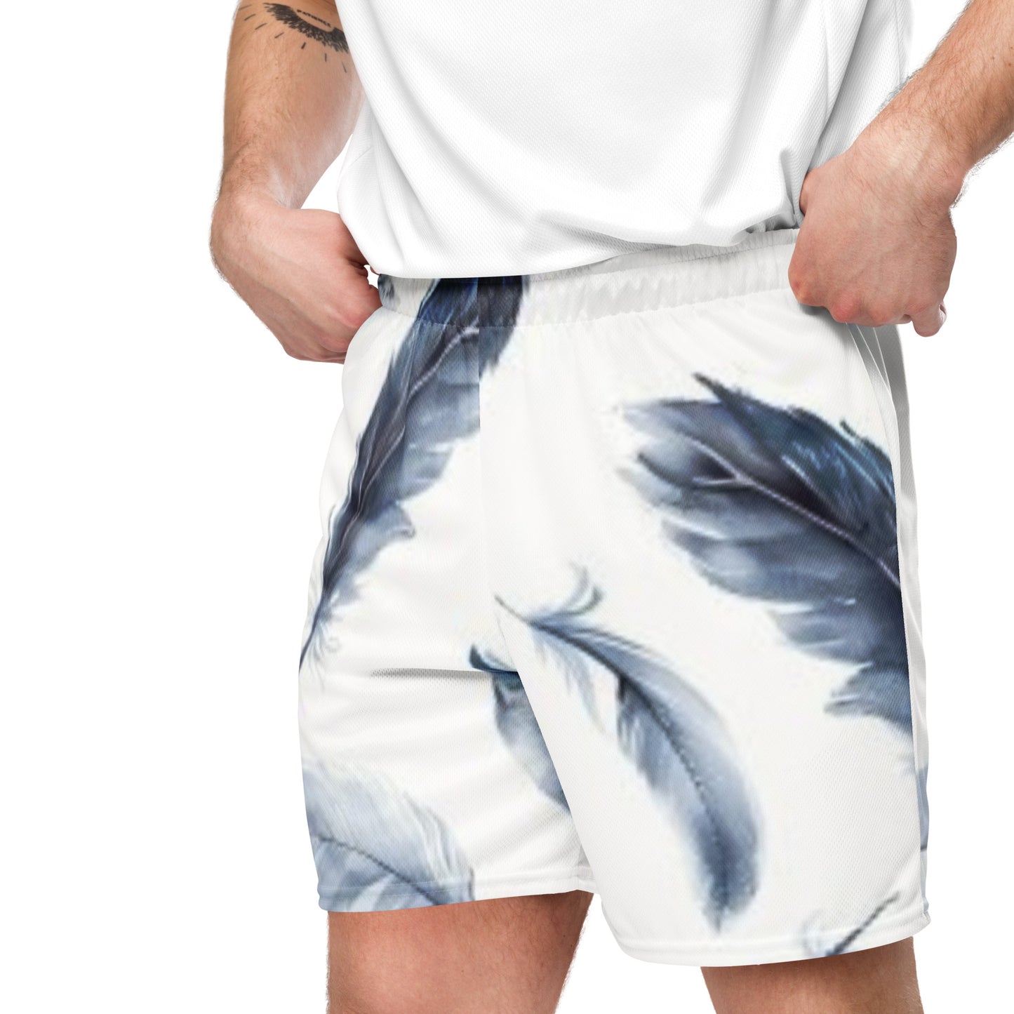 Delicate Plume Unisex-Mesh-Shorts